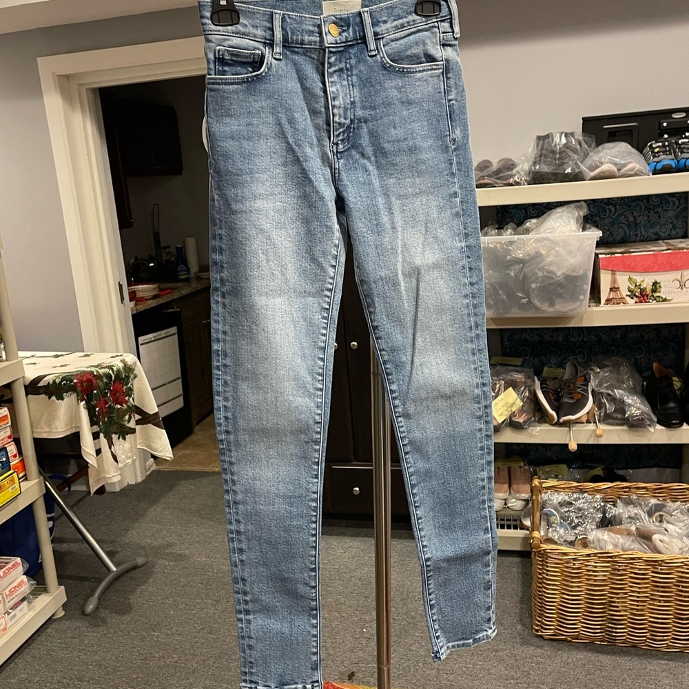 NEW Triarchy x Candiani Denim Biodegradable Stretch Jeans Size 24 Sustainable